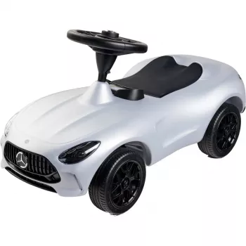 Vaikiškas automobilis Simba-Dickie BIG Mercedes-AMG GT sidabrinis/juodas – stumiamas/pedalinis