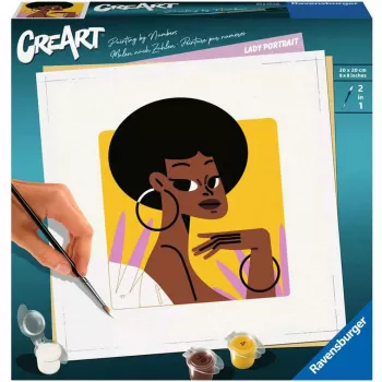 Ravensburger CreArt moters portreto piešimo rinkinys 23669 – portreto motyvas, kūrybinis rinkinys