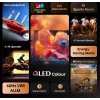 Hisense 55E77Q 139,7 cm (55 colių) 4K Ultra HD išmanusis televizorius QLED Wi-Fi juodas