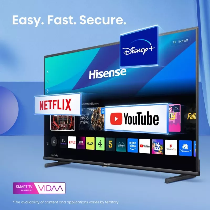 Hisense 40A5Q 101,6 cm (40 colių) Full HD QLED Smart TV Wi-Fi Juoda