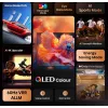 Hisense 50E77Q 127 cm (50 colių) 4K Ultra HD QLED išmanusis televizorius su Wi-Fi, juodos spalvos