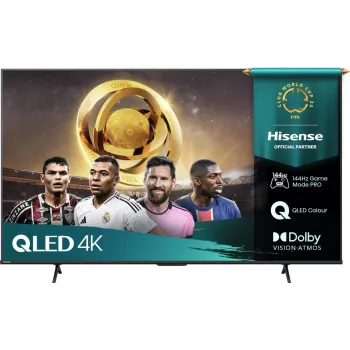 Hisense 85E77Q PRO 2.16 m (85 colių) 4K Ultra HD QLED išmanusis televizorius, Wi-Fi, juodas