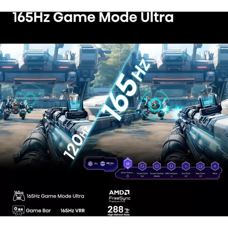 Hisense 100U7Q 2,54 m (100 colių) 4K Ultra HD išmanusis televizorius Wi-Fi juodas