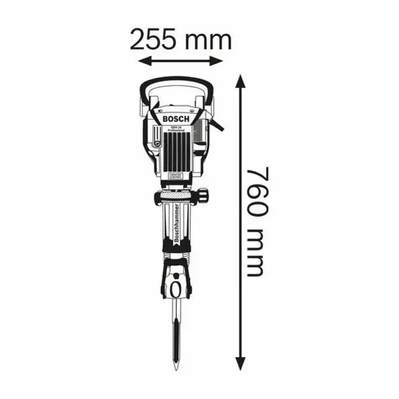 Bosch 0 611 335 000 plaktukas Black, Blue 1750 W