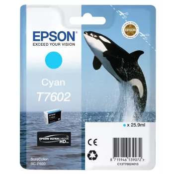 Originalus Epson T7602 Cyan rašalo kasetė