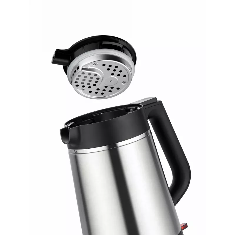 Unold 18715 elektrinis virdulys 1,5 L 1800 W Juodas, Nerūdijantis plienas