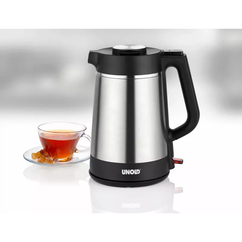 Unold 18715 elektrinis virdulys 1,5 L 1800 W Juodas, Nerūdijantis plienas