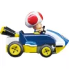 Radijo bangomis valdomas automobiliukas CARRERA Mario Kart Mini RC – Toad Paperbox, 2,4 GHz