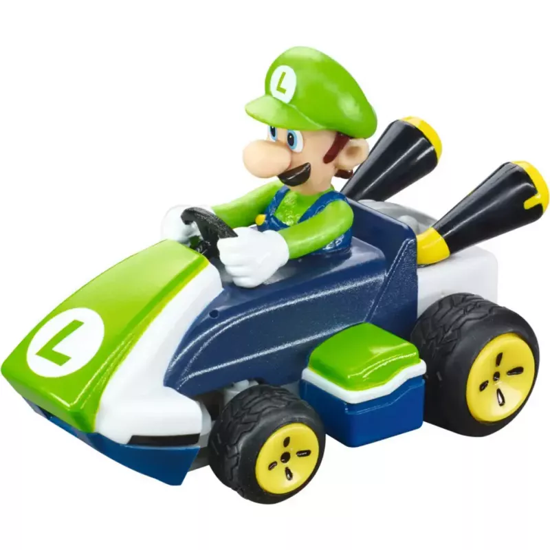 Valdomas automobilis CARRERA Mario Kart Mini 2.4GHz – Luigi Paperbox