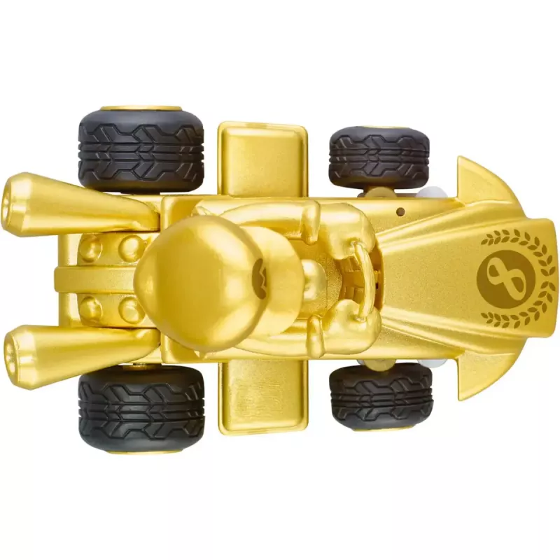 Radijo bangomis valdomas CARRERA Mario Kart Mini RC – Mario Gold Gold, 2,4 GHz, popierinė dėžutė