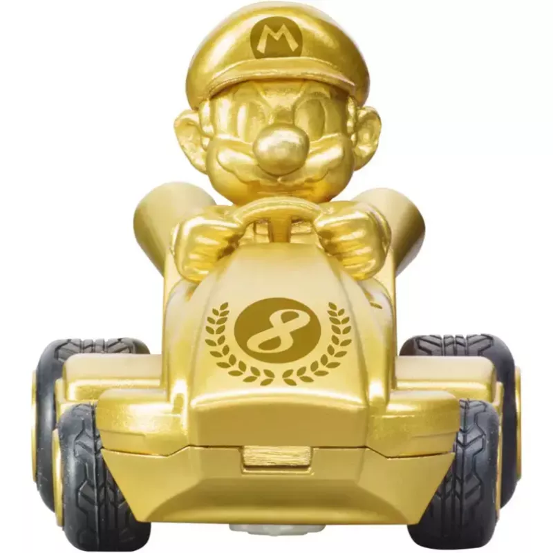 Radijo bangomis valdomas CARRERA Mario Kart Mini RC – Mario Gold Gold, 2,4 GHz, popierinė dėžutė