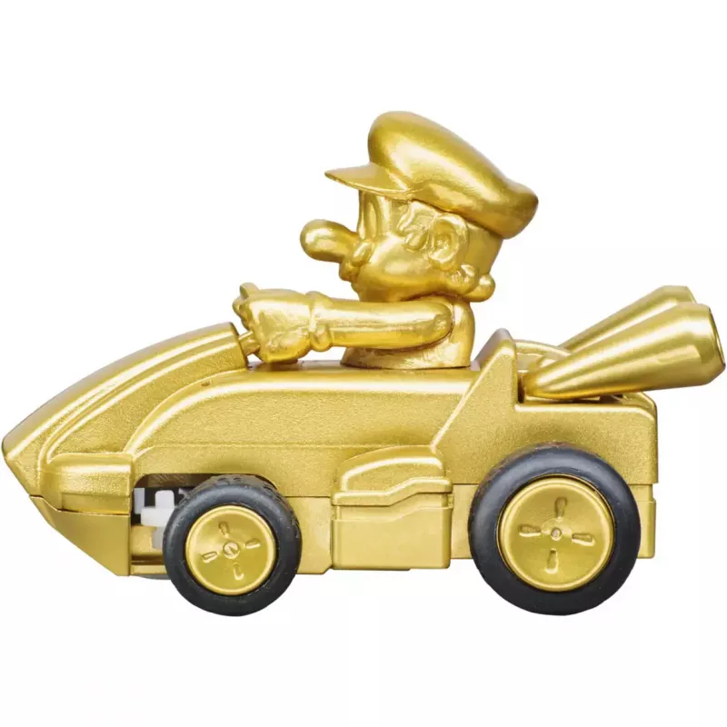 Radijo bangomis valdomas CARRERA Mario Kart Mini RC – Mario Gold Gold, 2,4 GHz, popierinė dėžutė