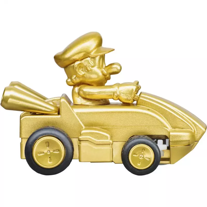 Radijo bangomis valdomas CARRERA Mario Kart Mini RC – Mario Gold Gold, 2,4 GHz, popierinė dėžutė