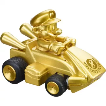 Radijo bangomis valdomas CARRERA Mario Kart Mini RC – Mario Gold Gold, 2,4 GHz, popierinė dėžutė