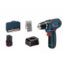 Akumuliatorinis suktuvas Bosch GSR 12V-15 Professional, 1300 aps./min., juoda, mėlyna