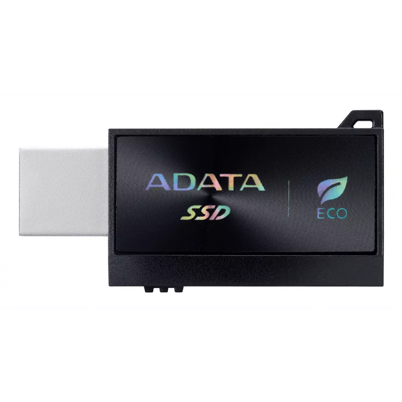 Išorinis SSD ADATA SC730 1 TB, USB Type-C 3.2 Gen 2, 600/600 MB/s, Juodas, plastikinis korpusas