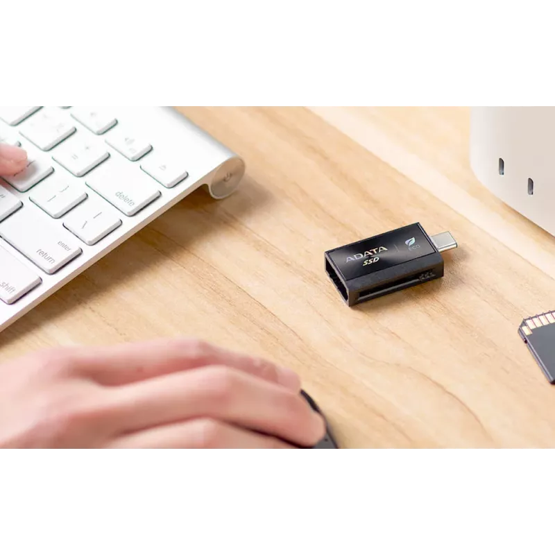 ADATA SC730 512 GB USB Type-C 3.2 Gen 2 (3.1 Gen 2) juodas
