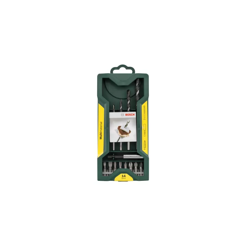 Gręžtų rinkinys Bosch Mini X-Line 14 vnt