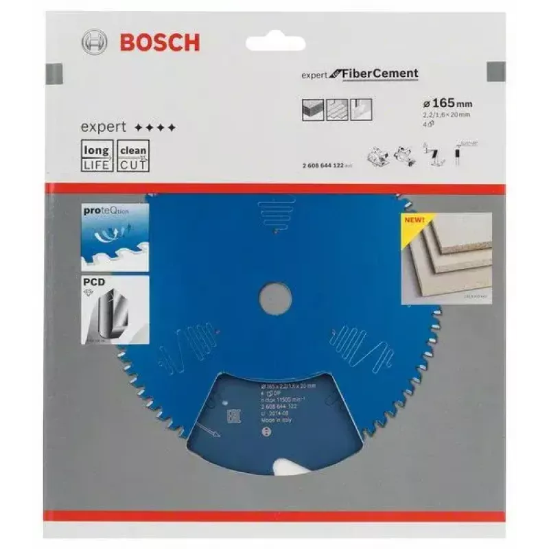 Bosch 2608644122 pjūklo diskas 16,5 cm 1 vnt