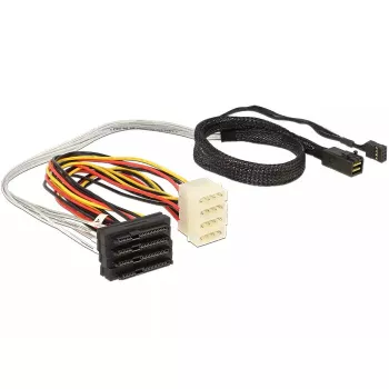 SAS kabelis DeLOCK 83390 0,5 m įvairiaspalvis