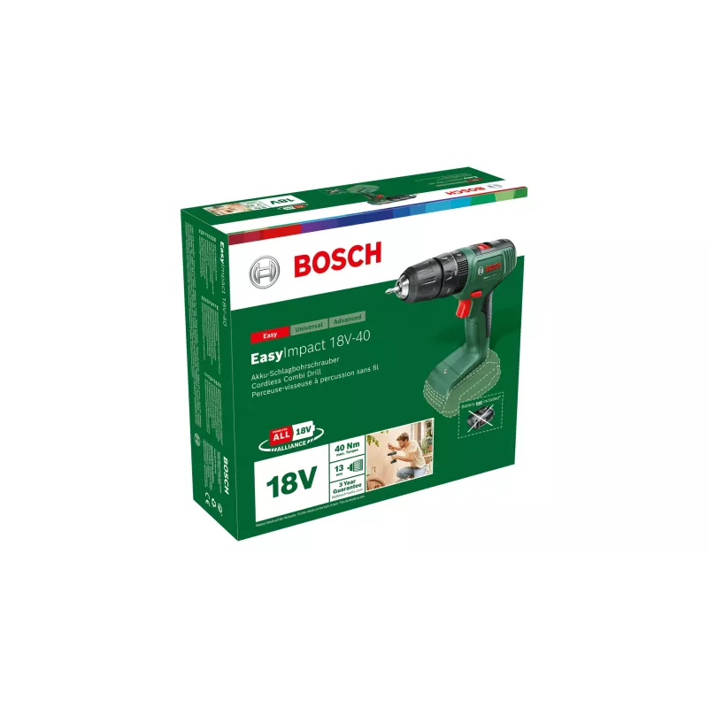 Bosch 0 603 9D8 100 gręžtuvas, 1630 aps./min., juodas, žalias