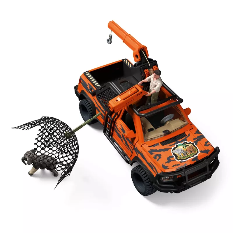 Žaidimų rinkinys Schleich Off-Road Adventure in the Jungle – džiunglių visureigis su figūrėlėmis