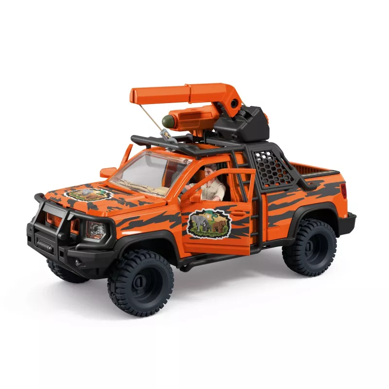 Žaidimų rinkinys Schleich Off-Road Adventure in the Jungle – džiunglių visureigis su figūrėlėmis