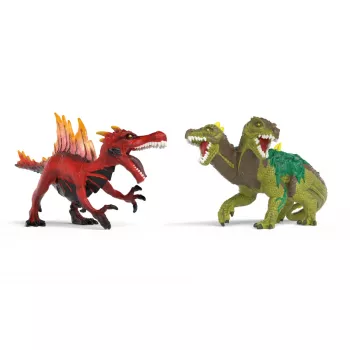 Figūrėlių rinkinys Schleich Eldrador Creatures Ugnies dinozauras prieš Džiunglių driežą, 70834