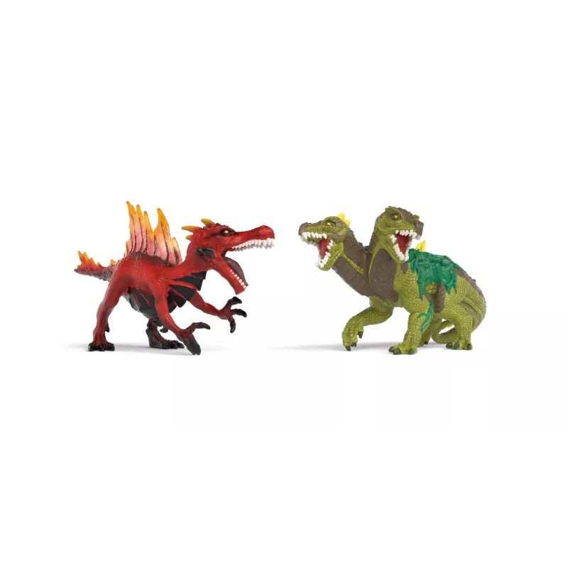 Figūrėlių rinkinys Schleich Eldrador Creatures Ugnies dinozauras prieš Džiunglių driežą, 70834