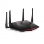 NETGEAR Nighthawk XR1000 WiFi 6 žaidimų maršrutizatorius, Wi-Fi 6 (802.11ax), dviejų juostų (2,4 GHz / 5 GHz), Ethernet LAN, juodos spalvos, stalinis maršrutizatorius