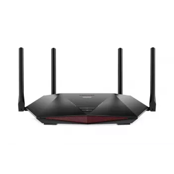 NETGEAR Nighthawk XR1000 WiFi 6 žaidimų maršrutizatorius, Wi-Fi 6 (802.11ax), dviejų juostų (2,4 GHz / 5 GHz), Ethernet LAN, juodos spalvos, stalinis maršrutizatorius