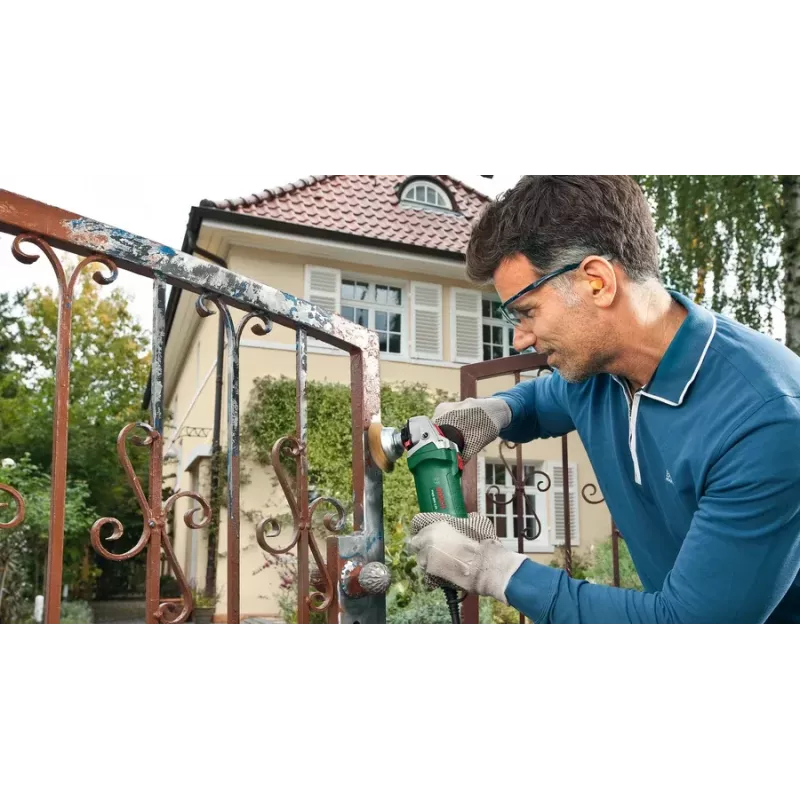 Kampinis šlifuoklis Bosch PWS 850-125, 12,5 cm, 12000 aps./min., 850 W, 1,84 kg