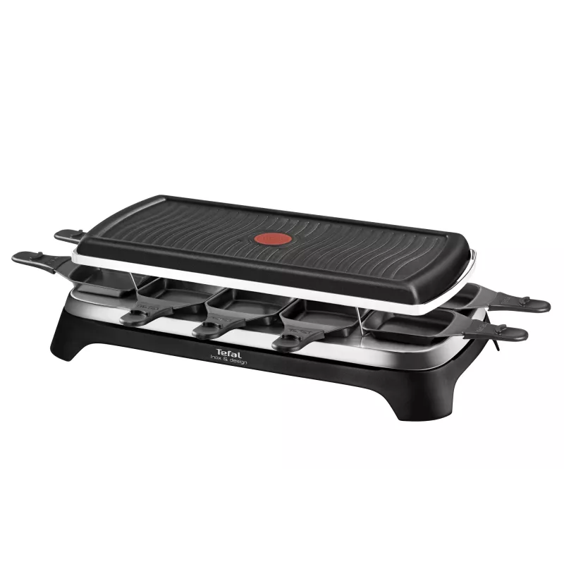 Tefal RE4588 raclette grilis 10 asmenų 1350 W Juodas, Nerūdijantis plienas