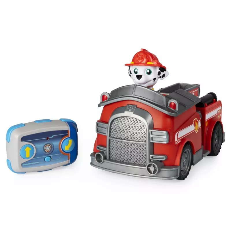 PAW Patrol Marshall nuotolinio valdymo gaisrinis automobilis su dvipuse vairo sistema, vaikams nuo 3 metų