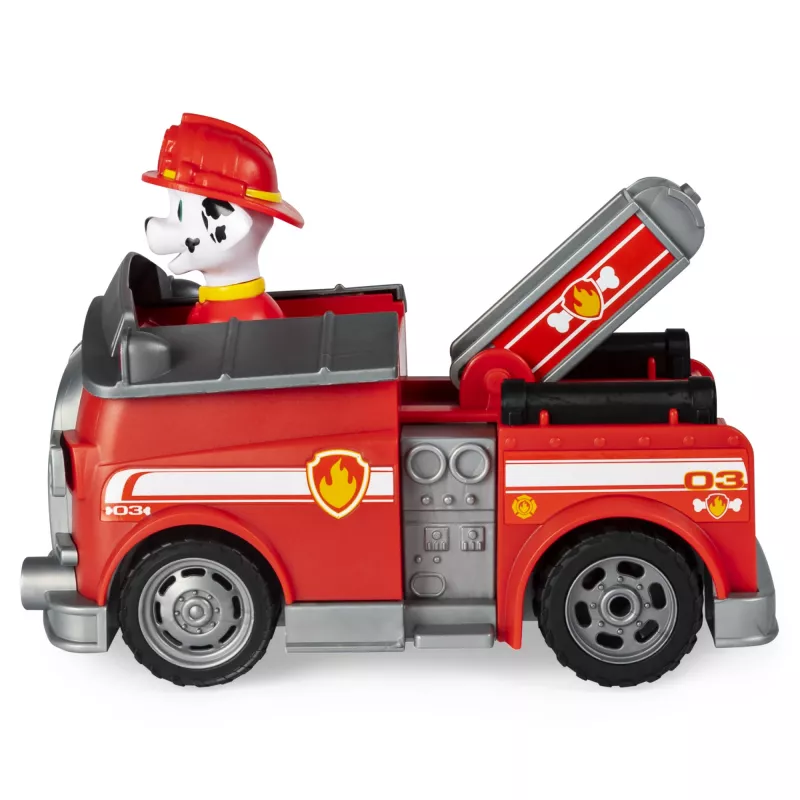 PAW Patrol Marshall nuotolinio valdymo gaisrinis automobilis su dvipuse vairo sistema, vaikams nuo 3 metų