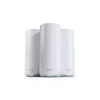 NETGEAR Orbi 770 triju dažnių juostų (2,4 GHz / 5 GHz / 6 GHz) Wi-Fi 7 (802.11be) baltas 3 vnt. komplektas