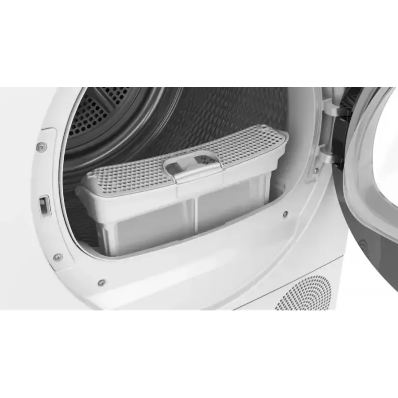 Siemens iQ300 WT43H004 džiovinimo mašina Laisvai pastatoma Pakrovimas iš priekio 8 kg Balta