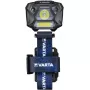 Kaktinė LED lempa Varta WORK FLEX MOTION SENSOR H20, 150 lm, 20 h, juoda/mėlyna