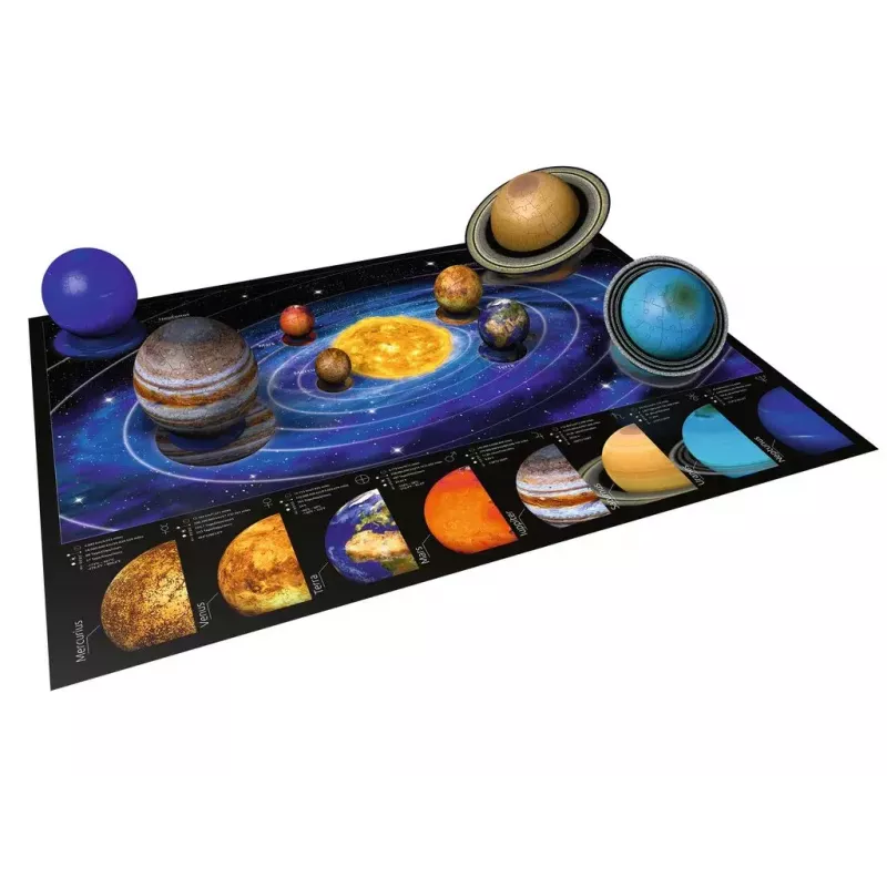 3D Dėlionė Ravensburger Saulės sistemos planetos