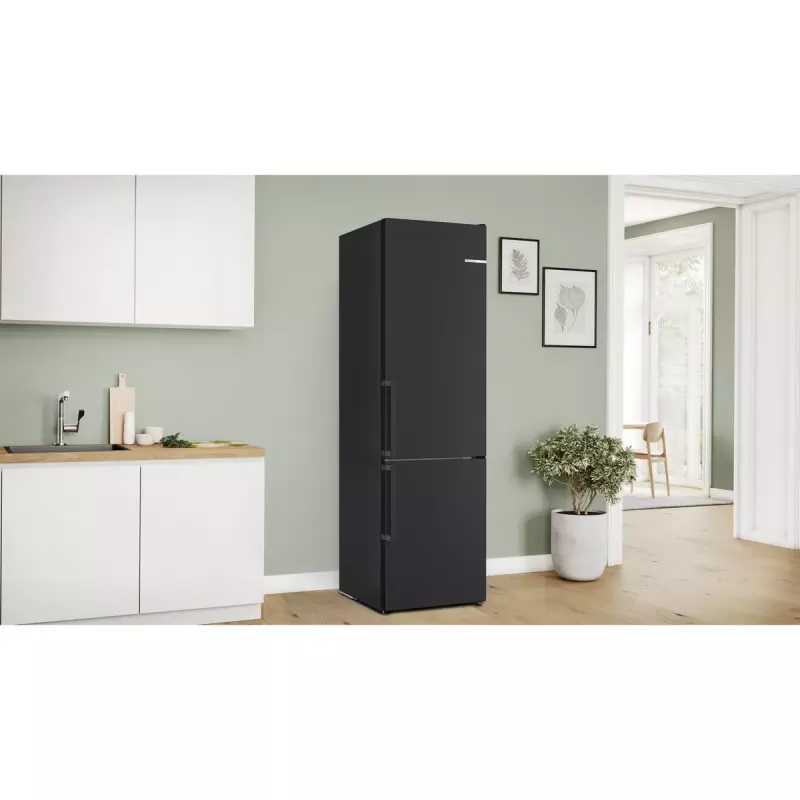 Šaldytuvas su šaldikliu Bosch Serie 4 KGN39VXCT, 363 L, pilkas