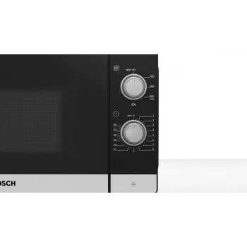 Bosch Serie 2 FFL020MS2 mikrobangų krosnelė, 20 L, 800 W, juoda su nerūdijančiu plienu