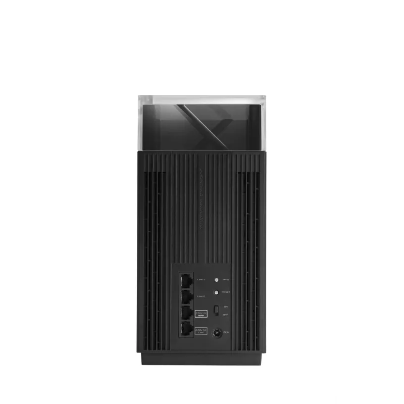 ASUS ZenWiFi Pro ET12 maršrutizatorius Tri-band (2,4 GHz / 5 GHz / 6 GHz) Wi-Fi 6E (802.11ax) Juodas 3 vidinės antenos