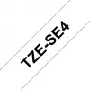 Brother TZE-SE4 saugumo juosta etiketėms, 18 mm x 8 m, juoda ant baltos