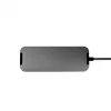 Chieftec DSC-901 USB-C jungčių stotelė, USB 3.2 Gen 1, HDMI, Gigabit LAN, 2x USB-A, 2x USB-C, titano atspalvio