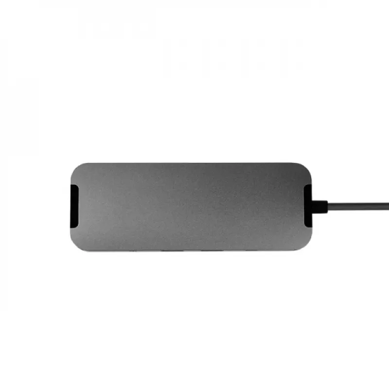 Chieftec DSC-901 USB-C jungčių stotelė, USB 3.2 Gen 1, HDMI, Gigabit LAN, 2x USB-A, 2x USB-C, titano atspalvio