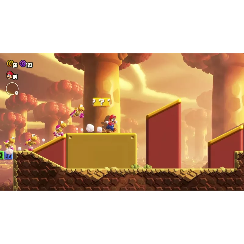 Nintendo Super Mario Bros. Wonder Standartinis daugiakalbis (tradicinė kinų, vokiečių, olandų, anglų, ispanų, prancūzų, italų, japonų, korėjiečių, portugalų, rusų) Nintendo Switch