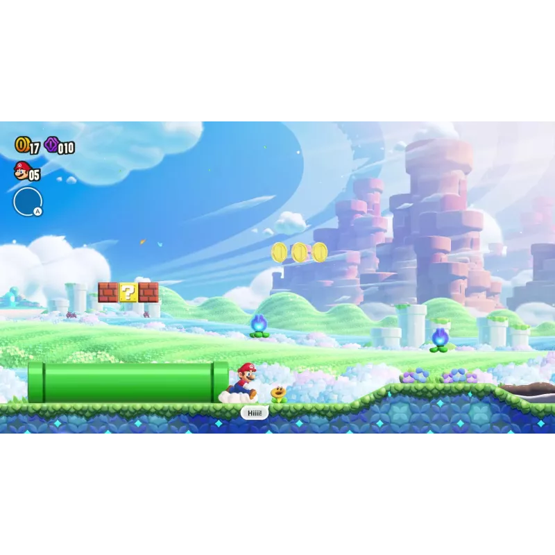 Nintendo Super Mario Bros. Wonder Standartinis daugiakalbis (tradicinė kinų, vokiečių, olandų, anglų, ispanų, prancūzų, italų, japonų, korėjiečių, portugalų, rusų) Nintendo Switch