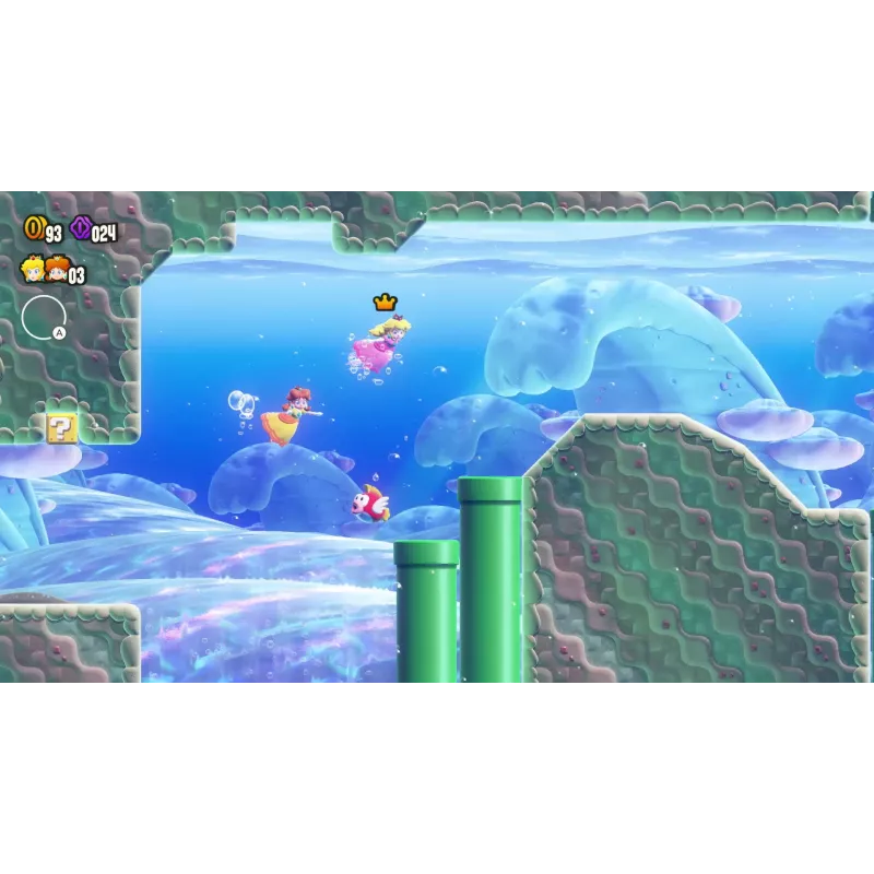 Nintendo Super Mario Bros. Wonder Standartinis daugiakalbis (tradicinė kinų, vokiečių, olandų, anglų, ispanų, prancūzų, italų, japonų, korėjiečių, portugalų, rusų) Nintendo Switch