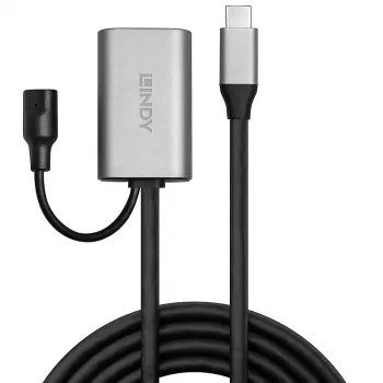 Lindy 5m USB 3.2 Gen 1 C/A aktyvus ilginimo kabelis, 5 m, USB C, USB A, USB 3.2 Gen 1 (3.1 Gen 1), sidabrinis