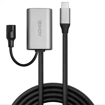 Lindy 5 m USB 3.2 Gen 1 C/C aktyvus ilgintuvas, juodas